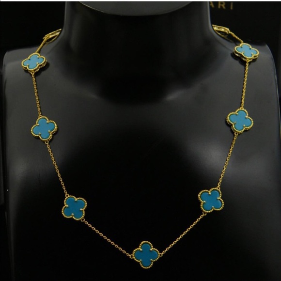 Clover statement necklace - Picture 2 of 2